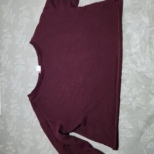 Divided Crop Sweater